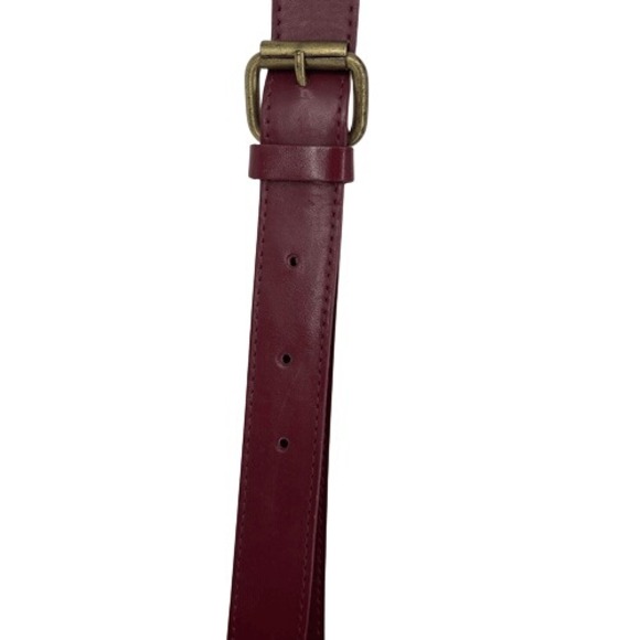 Carmen Steffens Red Studded Leather Crossbody Bag‎ Adjustable Strap - Picture 3 of 15